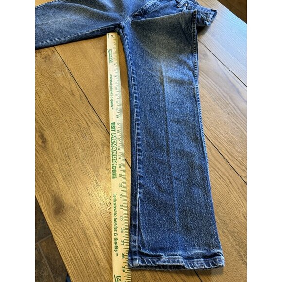 Wrangler Jeans Mens 36x30 Blue Stretch Western 947STR American Country Outdoor - Picture 5 of 13